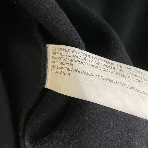 Mango Black Wool Blend Coat (Size S) - Picture 4 of 4